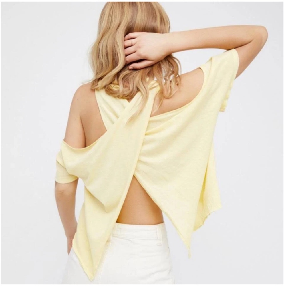 Free People Taurus Cold Shoulder Tee